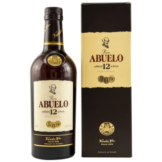 Abuelo 12 YO 40% 0,7l dárkové balení
